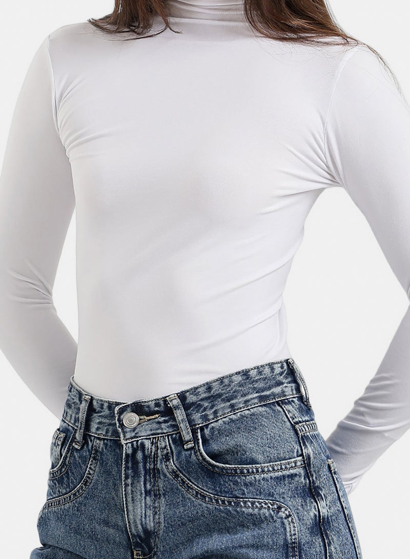 Carina Slim Fit High-Neck Top - Image 5